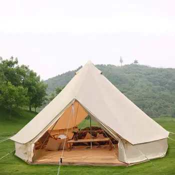 3 М 4 М, 5 М, 6 М, 7 М, Нов дизайн на Открит Платно Камбанка Палатка с две врати Платно Камбанка Палатка за продажба