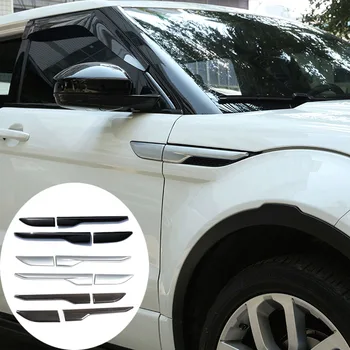 ABS Автомобилен стайлинг Странично отдушник Капачка Тапицерия Стикер, Подходящ за Land Rover Range Rover Evoque 2012-2017 Автоаксесоари