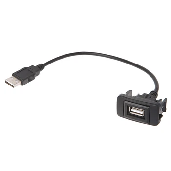 Auto 12-24 В AUX USB Кабел-адаптер Кабел Тел USB Адаптер за зареждане на Тойота VIGO/Vios/Corolla Автомобилен Стайлинг