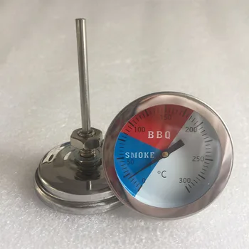 KOOJN 2 бр. биметаллический термометър от неръждаема стомана, барбекю, термометър за фурна, термометър за измерване на температурата в кухнята