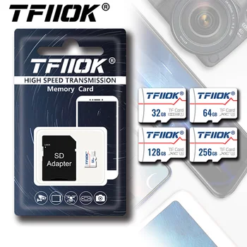 TFIIOK Ultra Micro SD 128 GB, 256 GB И 64 GB U3 Micro SD Карта SD/TF Flash-карта карта с памет 16 GB 32 GB microSD За Спортна камера телефон
