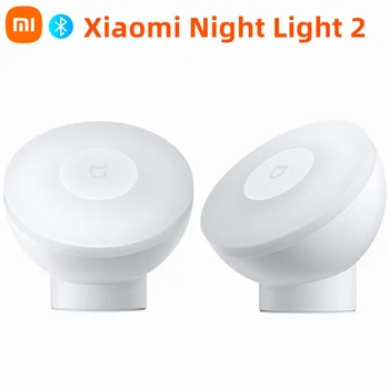 Xiaomi Mijia LED Night Light Bluetooth Издание на Пиколото лампа Инфрачервен сензор за дистанционно управление Умно домашно осветление Осветление стая