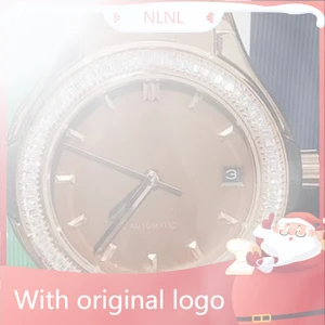 Дамски часовници Nlnl 904l, автоматични механични часовници е от неръждаема стомана 33 мм = HB