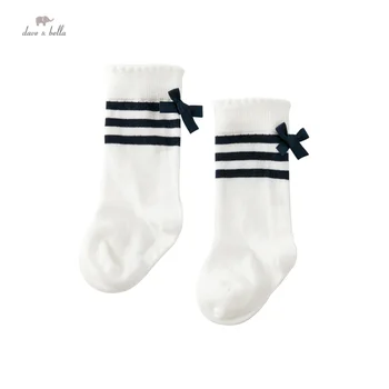 Дейв Bella/ Есенните Модни Чорапи за момичета, Прекрасни Дълги Чорапи в бежовата ивица за малките Момичета, Пролетно Детски дрехи DB3236065