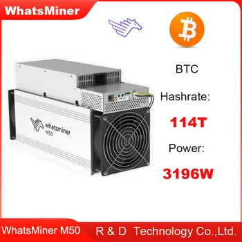 Действителната снимка от склада Нов Whatsminer M50 114TH/s 3192W SHA-256 112T 116T Asic-Миньор БТК Bitcoin Миньор