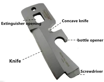 ЕРП Outdoor Инструменти от неръждаема стомана, многофункционален инструмент за оцеляване на открито, карта за спасяване на съоръжения на открито, card нож
