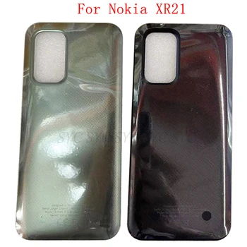 Капак на отделението за батерията Задната част на задвижваната Корпус за Nokia XR21 Задната част на кутията с логото на резервни Части за ремонт на