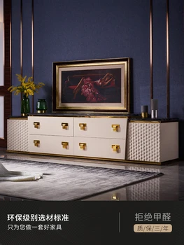 Луксозен шкаф, вила, всекидневна, индивидуален италиански висококачествен мрамор открит шкаф