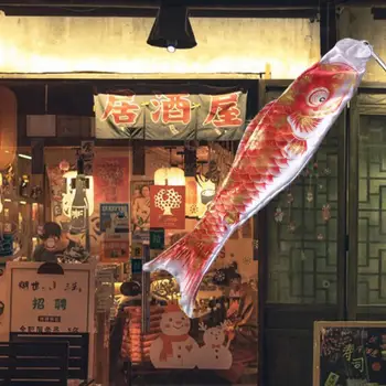 Модерна рибна флаг с мека текстура, декоративни, цветни, атрактивни, ярки изглеждащ рибено ветрозащитный чорап