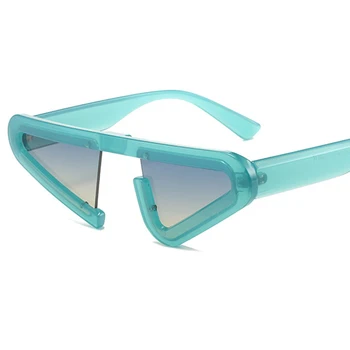 Нови модни слънчеви очила с триъгълен Кошачьим Око, Женски Мъжки реколта нюанси, Луксозни Маркови дизайнерски слънчеви очила в стил хип-хоп