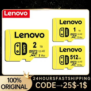 Оригиналната най-Новата Карта памет Lenovo SD Class 10 U1 U3 4K HD Trans TF Flash-карта За Камери GoPro DJI Nintendo Switch Card