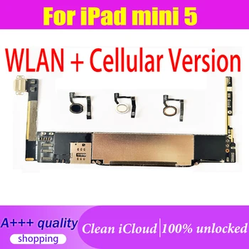 Отключена за iPad mini 5 дънна Платка WLAN + Cellular версия с пълна система, Логическа заплащане с пълни чипове за iPad mini 5