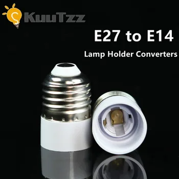 Преобразувател на Притежателя на лампата E27 В E14 Ac 85 В-265 В E14 Крушка Притежателя Led Лампи Адаптер Притежателя Крушки CFL Лампа Конвертор на Притежателя