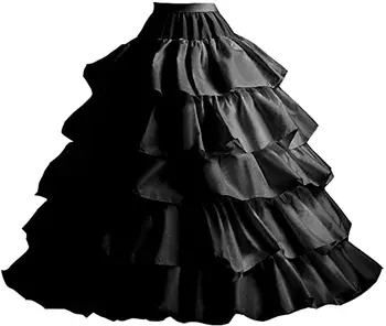 Сватбена Бална рокля, Долната пола с кринолином, 4 на обръч, Вечерна рокля за парти 2024