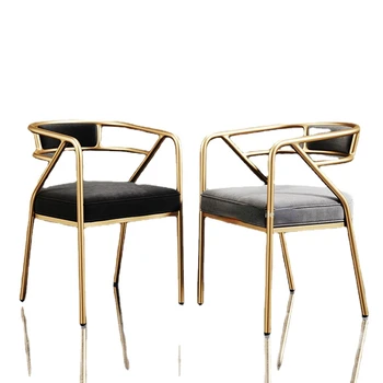 Столове за всекидневна, за офиса, за грим, златна дизайнерски стол, модерни столове за всекидневна, луксозна удобни мебели