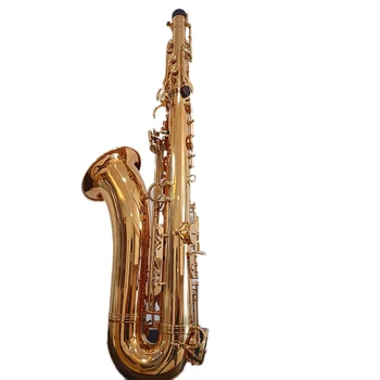 Франк Оригинален Mark VI one to one модел Bb професионален тенор саксофон с позлатените покритие от висококачествен тенор саксофон Дървен духов инструмент